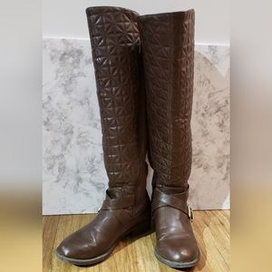 Extra-Wide Calf Quilted Over-the-knee Boots
